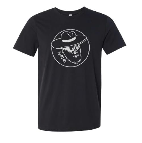 Zac Brown Band Official Merch Skeleton Logo Tee, Black, X-Large