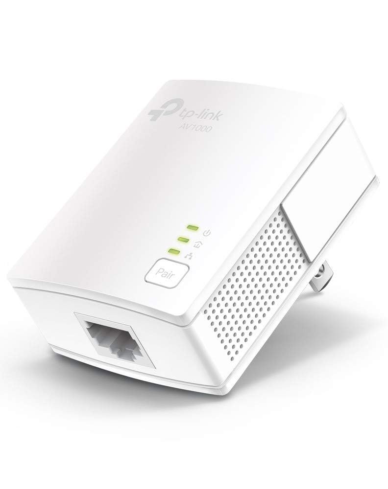 TP-Link AV1000 Powerline Ethernet Adapter - Nano Size, Gigabit Port, PlugPair&Play, Ethernet Over Power, Power Saving Mode, Network Adapter, ???-?? ???? (TL-PA7017)