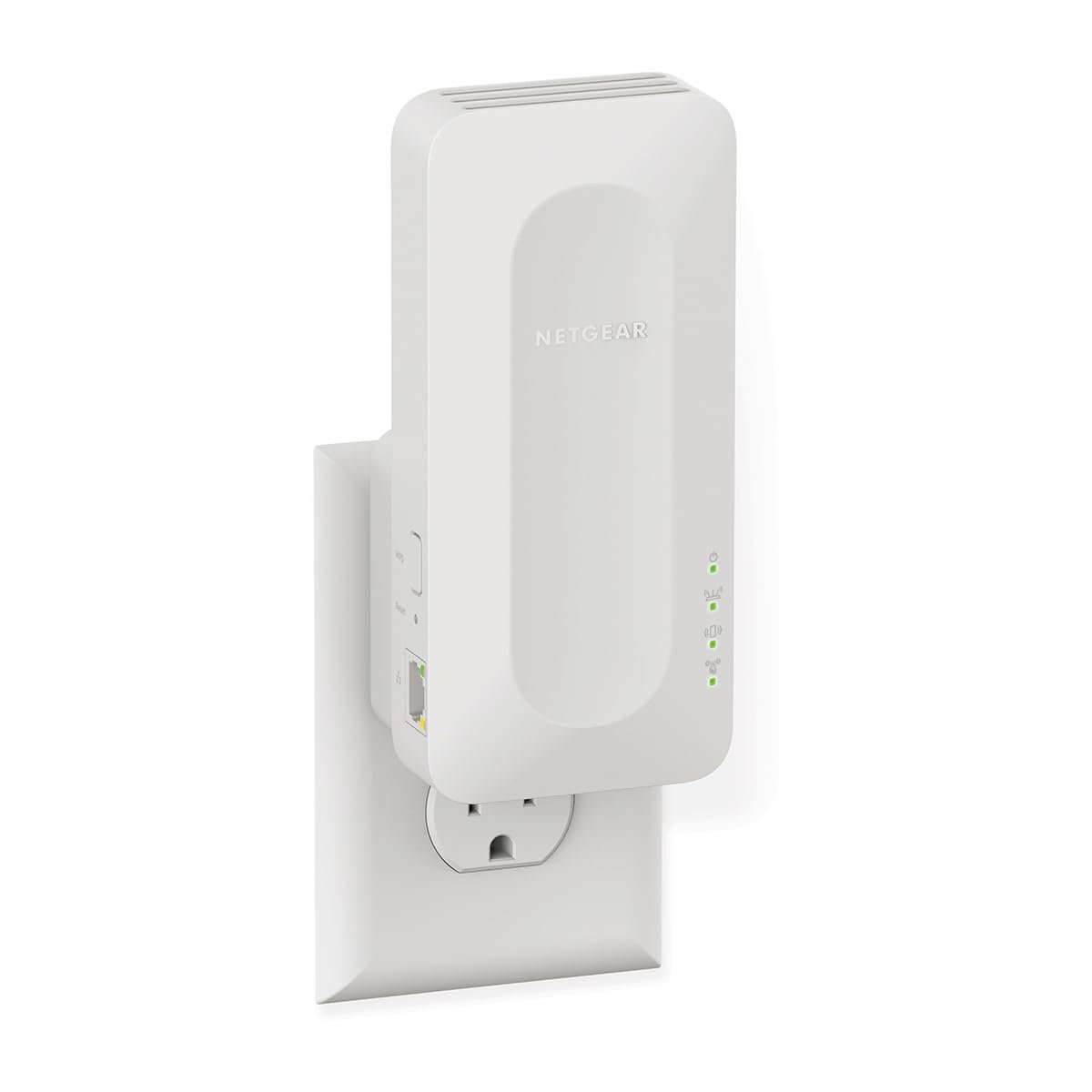 NETGEAR WiFi 6 Range Extender (EAX17) - AX3000 Dual-Band Wireless Signal Booster & Repeater (up to 3.0 Gbps Speed) - Add up to 1,500 sq. ft., 20 Devices - WPA3 Security, One WiFi Name