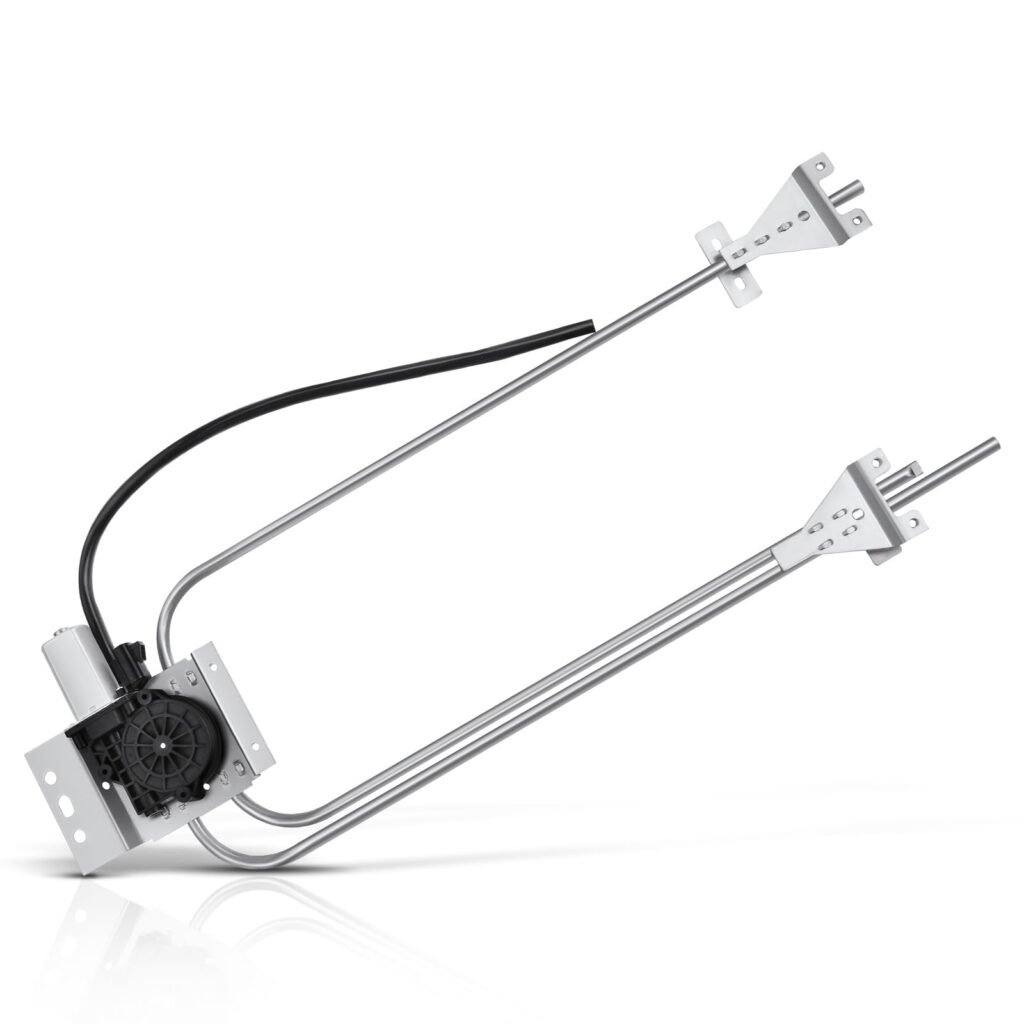 A-Premium Front Driver Side Power Window Regulator with Motor (2-Pin)