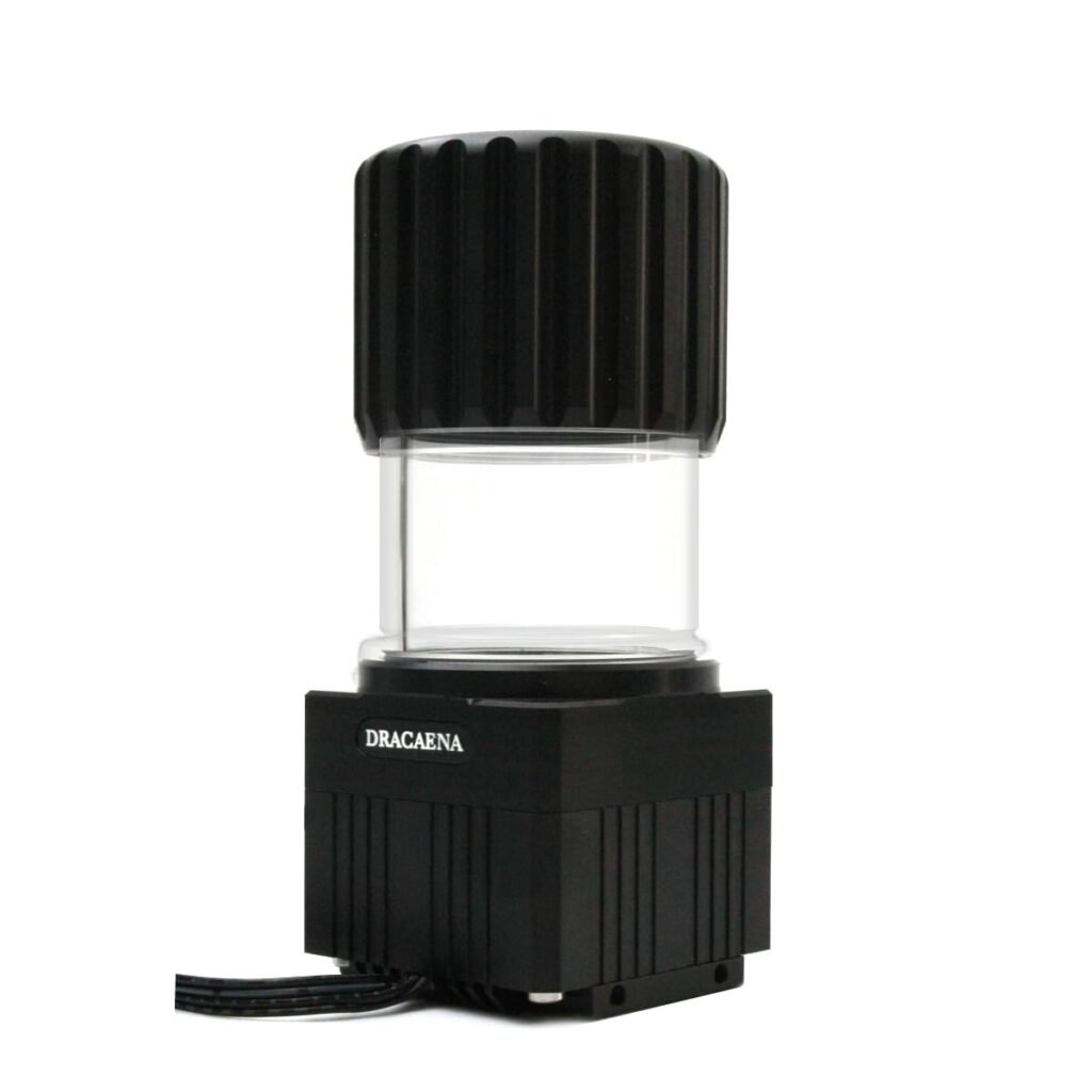 Dracaena.io 780L/H PC Water Cooling Pump, 100ml Reservoir, 18W, G1/4, Black