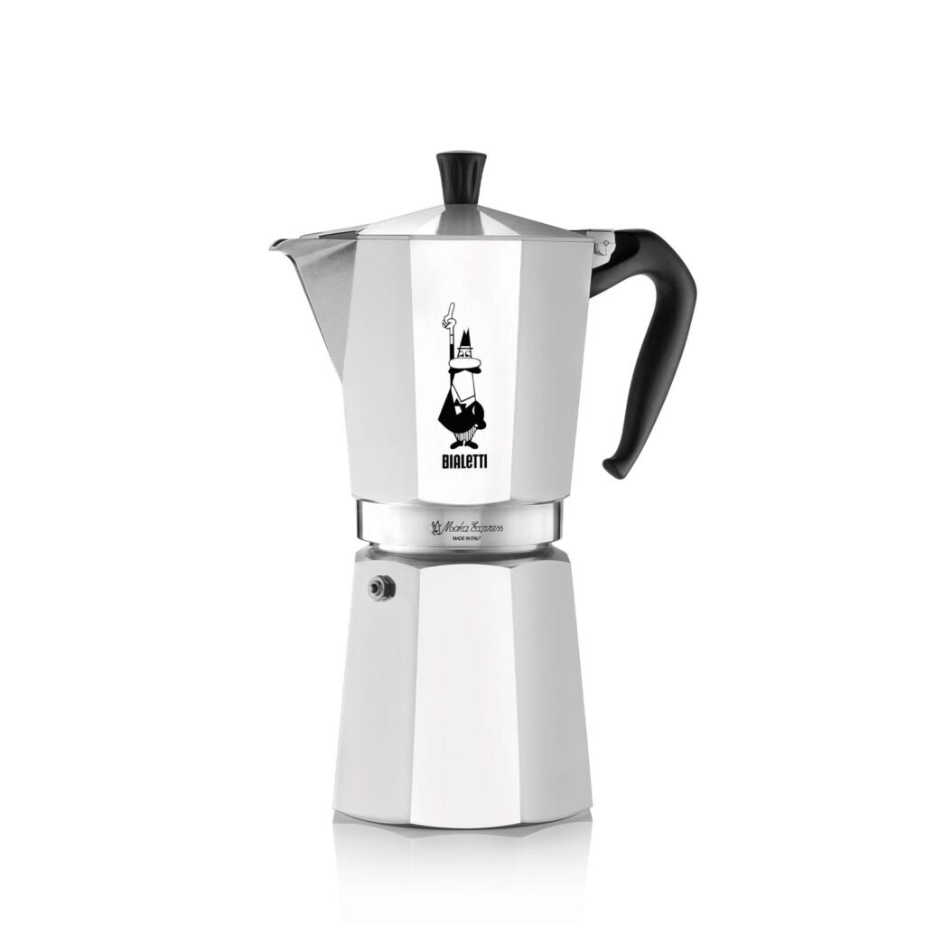 Bialetti - Moka Express: Iconic Stovetop Espresso Maker, Makes Real Italian Coffee, Moka Pot 12 Cups