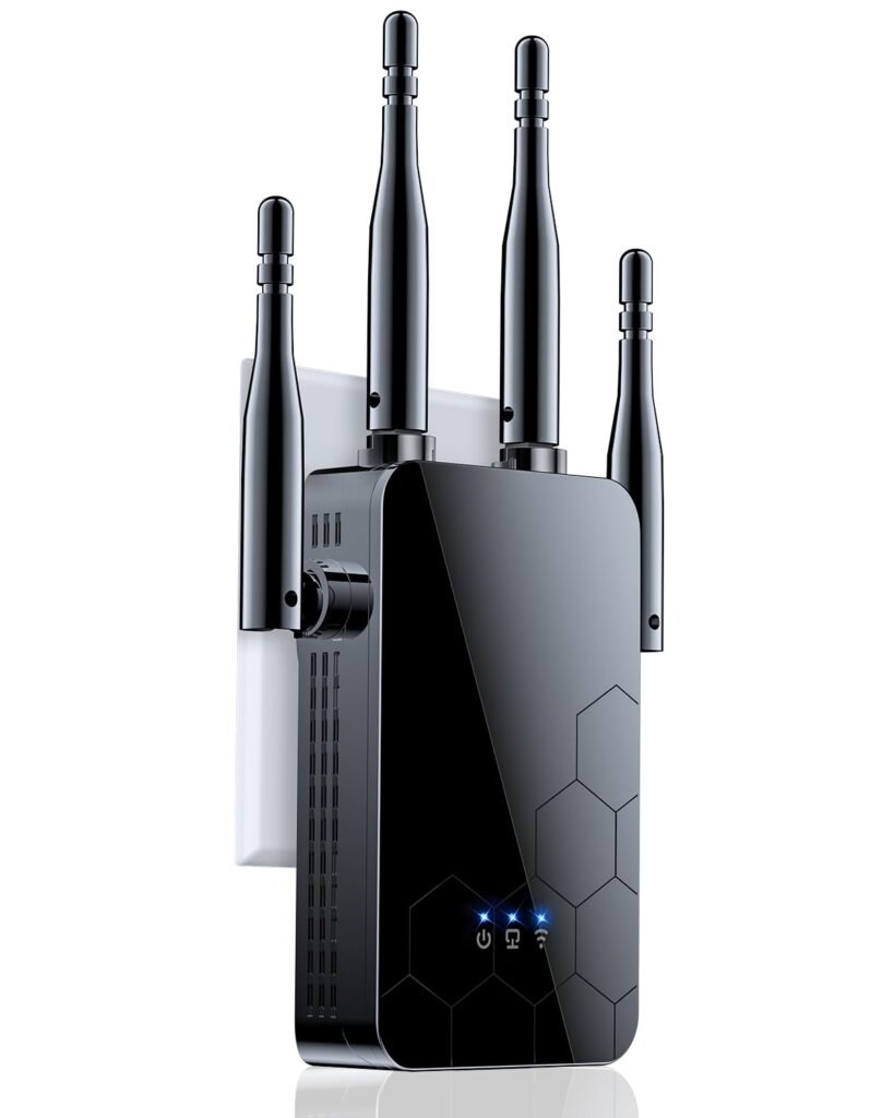Wireless Routers Amplifier, WiFi Extender Internet Booster, Mesh Wi-Fi 80% Faster | Broader Than