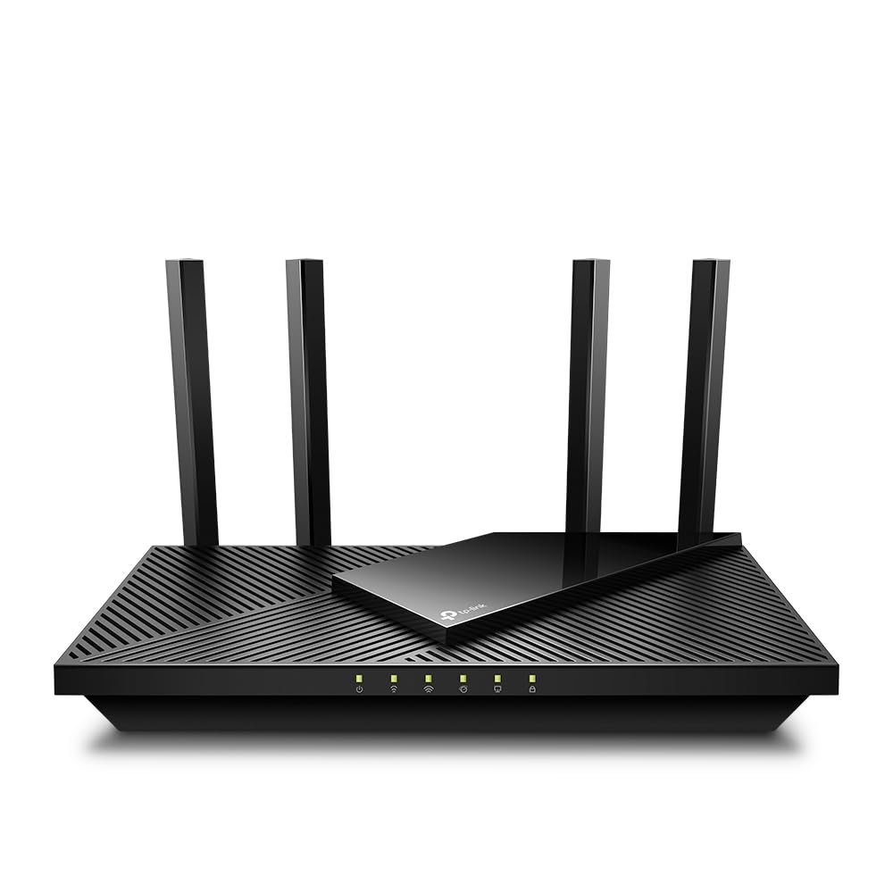 TP-Link AX1800 WiFi 6 Router V4 (Archer AX21) – Dual Band Wireless Internet, Gigabit, Easy Mesh, Works with Alexa - A Certified for Humans Device, Free Expert Support