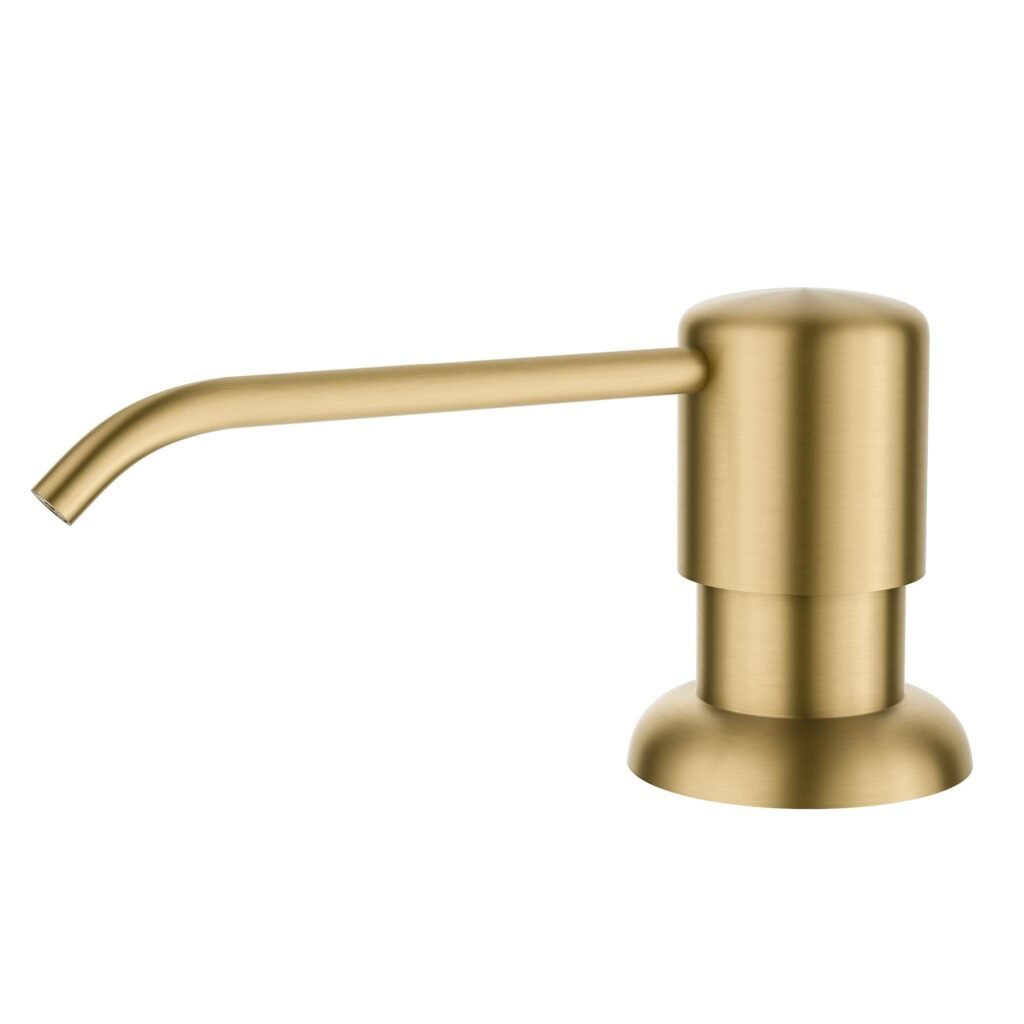 Kraus Boden Soap Dispenser in Brushed Brass