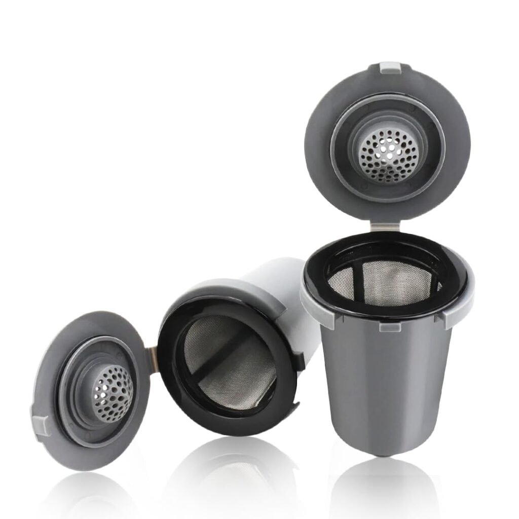 Reusable Filter Cups for Cuisinart Coffee Makers - Premium Refillable Coffee Cups Compatible with