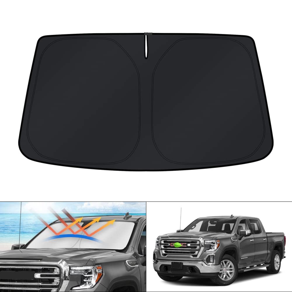 KUST Windshield Sun Shade for Silverado/Sierra 1500-3500 (2019-2026)