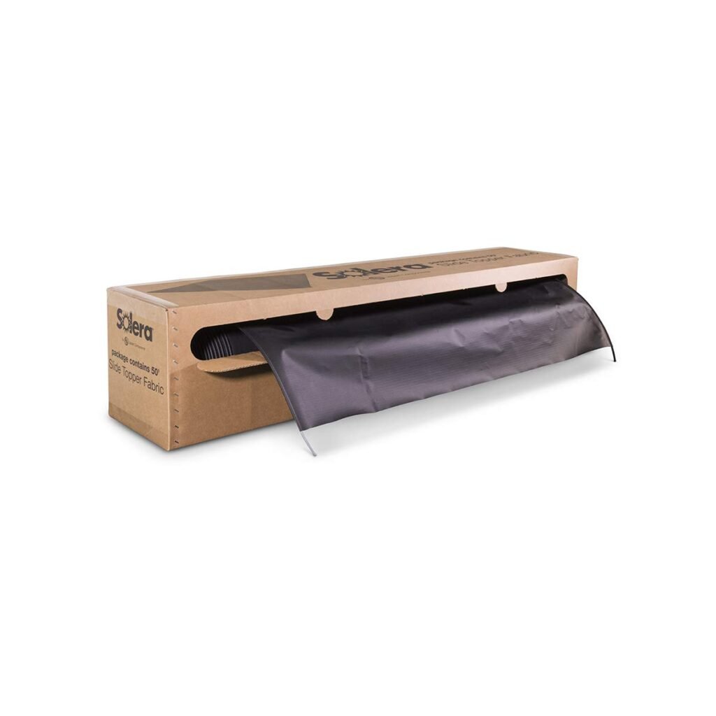 Solera Universal Slide-Topper Replacement Cut-to-Fit Fabric for 5th Wheel RVs, Travel Trailers,