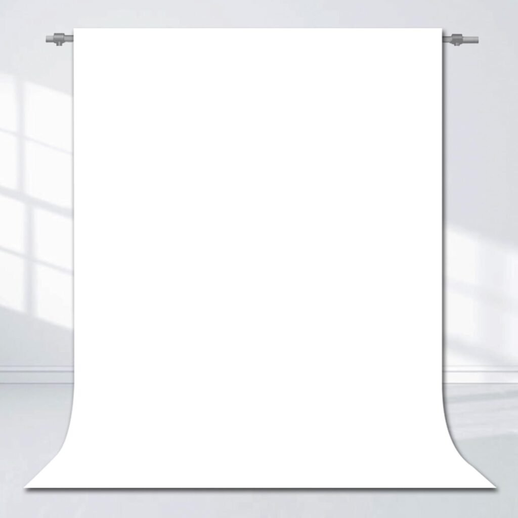 Uhexoyo White Backdrop for Photoshoot Pure Photo Background 5x7 ft