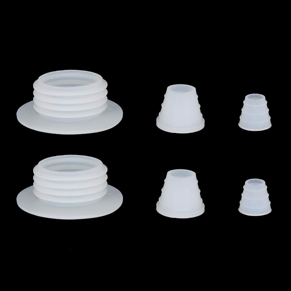 6 pcs Hookah Grommets Set Silicone Rubber Hookah Hose/Bowl/Base Grommets for Shisha Hookah Water