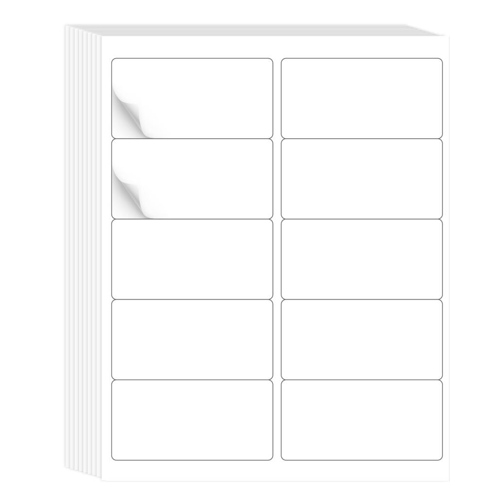 L Liked Printable Shipping Labels 2" x 4" - 300 Labels, 30 Sheets