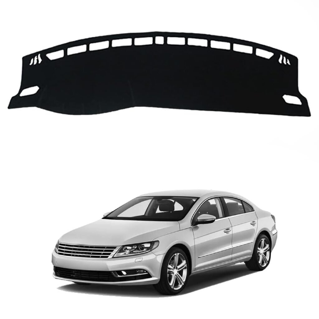 TimiZylvex Dash Cover for Volkswagen VW Passat 2016 2017 2018 2019 2020 Dashboard Cover Mat, Sunshade Non-Slip Center Console Sunshield Protector Mat Pad