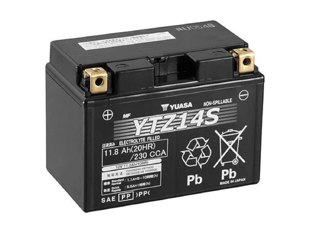 Yuasa YUAM72Z14 YTZ14S Factory Activated YTZ High Performance AGM Battery