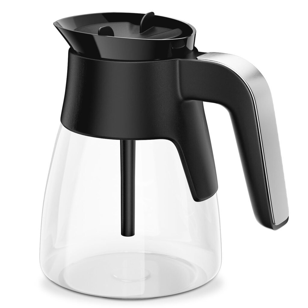 10 Cup Coffee Pot Replacement for Ninja Coffee Maker CM401 CM371 CP301 CM300 CM400 CF091, Glass