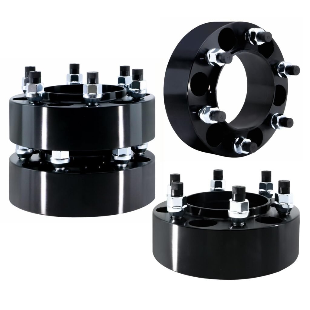2.0" 6x5.5 Wheel Spacers M12x1.5 Hub Bore 106mm 50mm Hub Centric, Fit for 1996-2024 Toyota 4Runner,