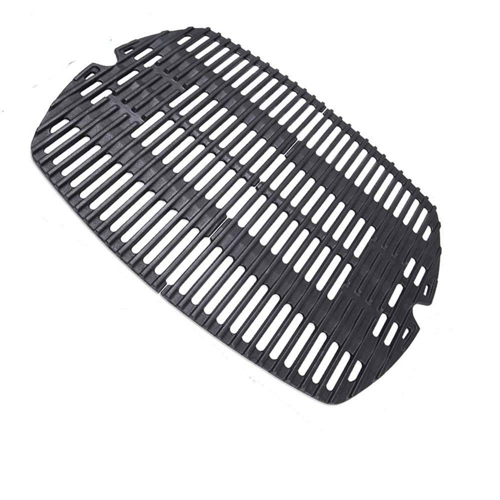 Uniflasy 7645 Cast Iron Grill Grates for Weber Q200 Q220 Q2000 Q2200 Q2400