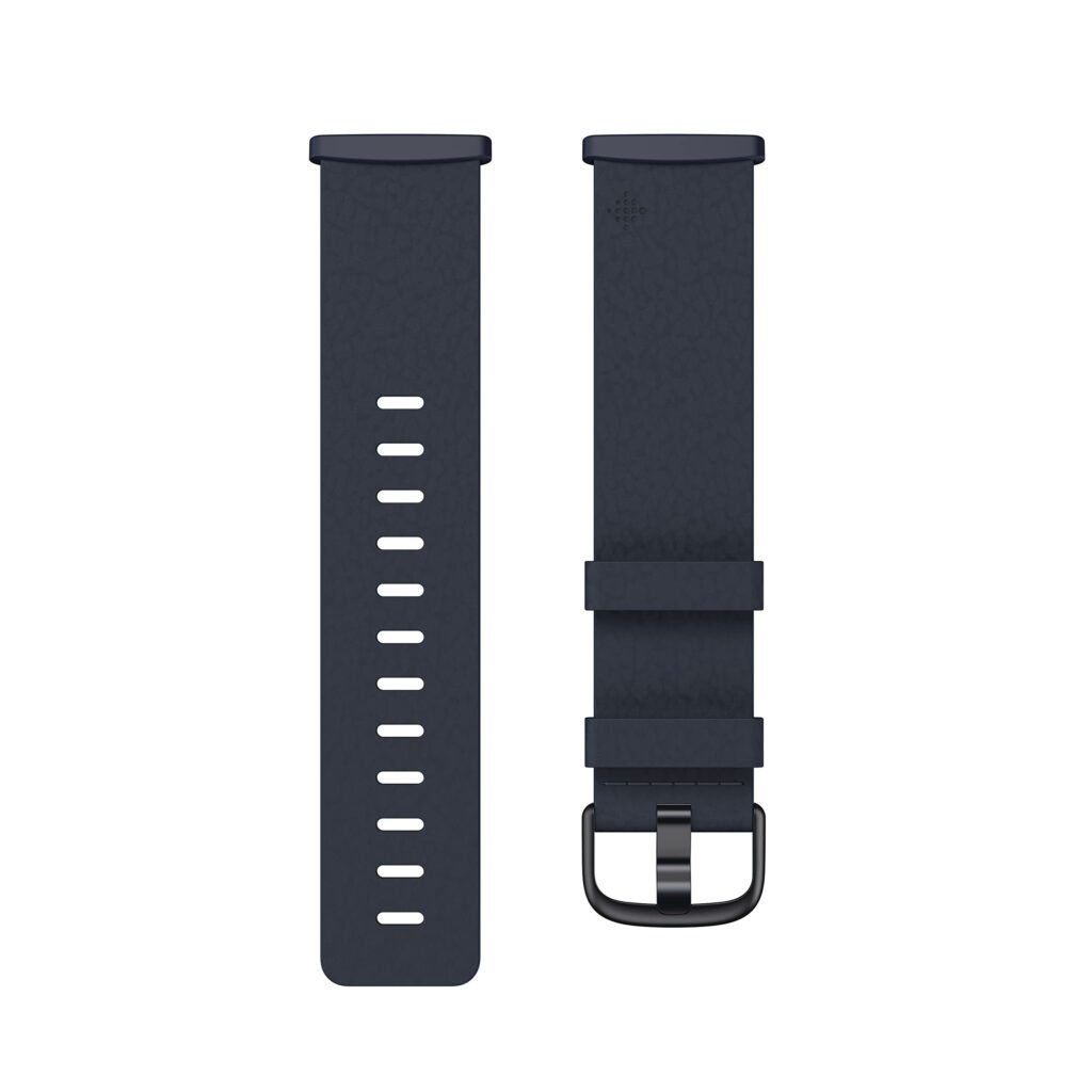 Fitbit Vegan Leather Band, 24mm Indigo, Large