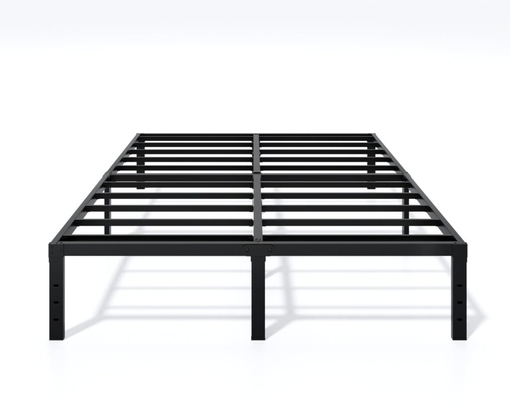 LUMUNANCE Metal Bed Frame Queen Size - 14 Inch Heavy-Duty Platform Bed Frame No Box Spring Needed,