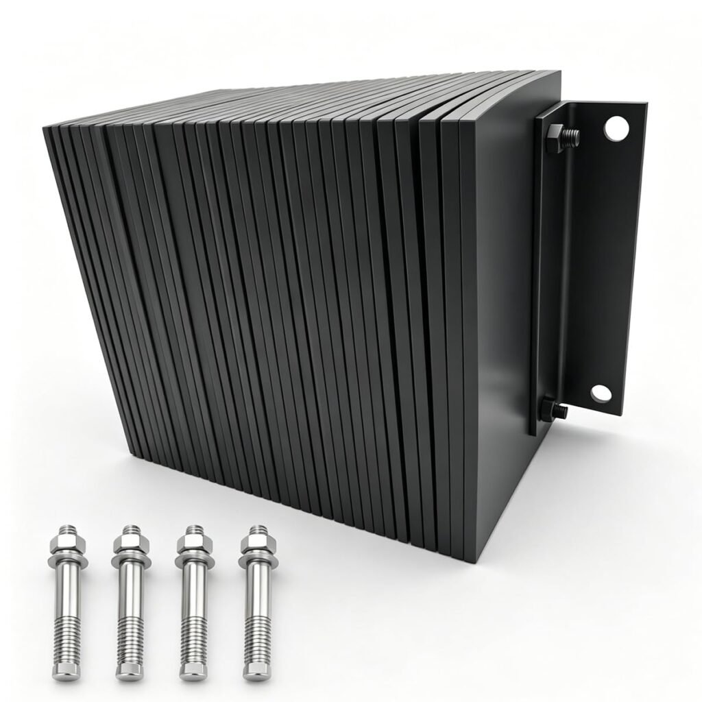 TIANZHENGLIZHI Laminated Rubber Loading Dock Bumper 15" x 10" x 6.5"