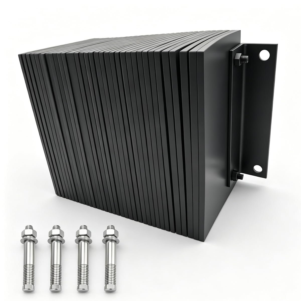 TIANZHENGLIZHI Laminated Rubber Loading Dock Bumper 15" x 10" x 6.5"