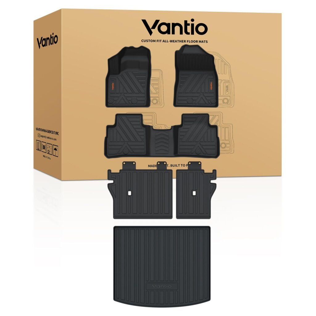 Vantio Custom Fit Floor Mats for Nissan Rogue (2021-2026)