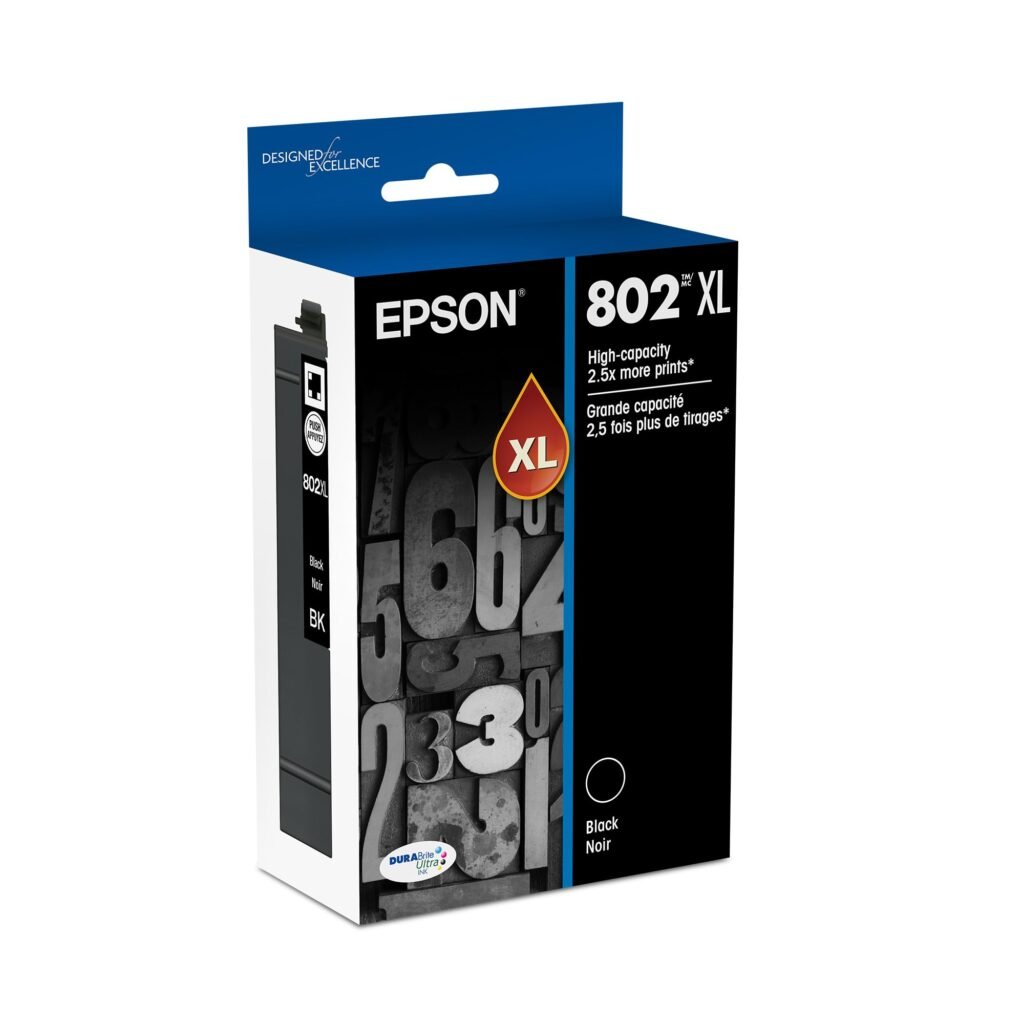 Epson 802XL High Capacity Black Ink Cartridge