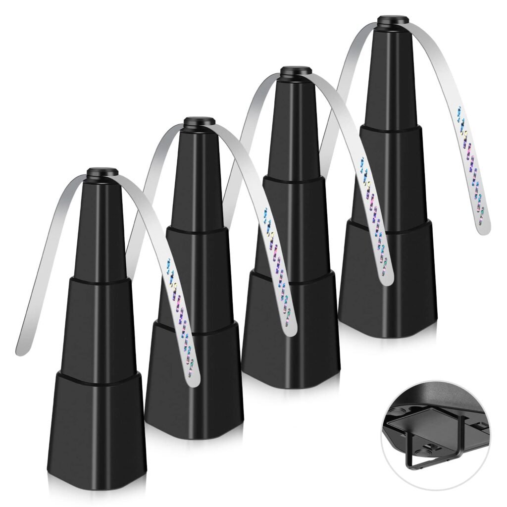 Fly Fans for Tables, Fly Fan Outdoor Indoor Keep Flies Away, Table Top Spinner with Holographic