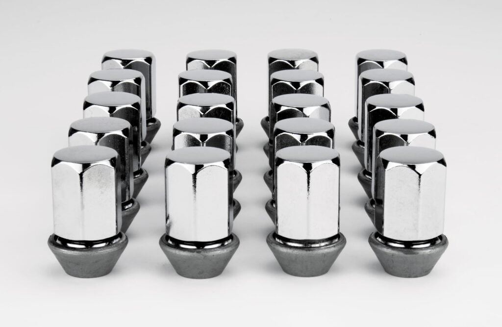McGard 69476 Chrome Cone Seat Style Lug Nuts (M14 x 1.5 Thread Size) - Set of 20