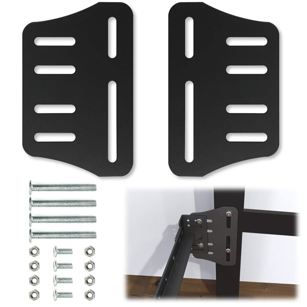2 PCS Bed Frame Brackets Modi-Plate Bed Frame Adapter/Connector, Heavy Duty Bed Frame Modification