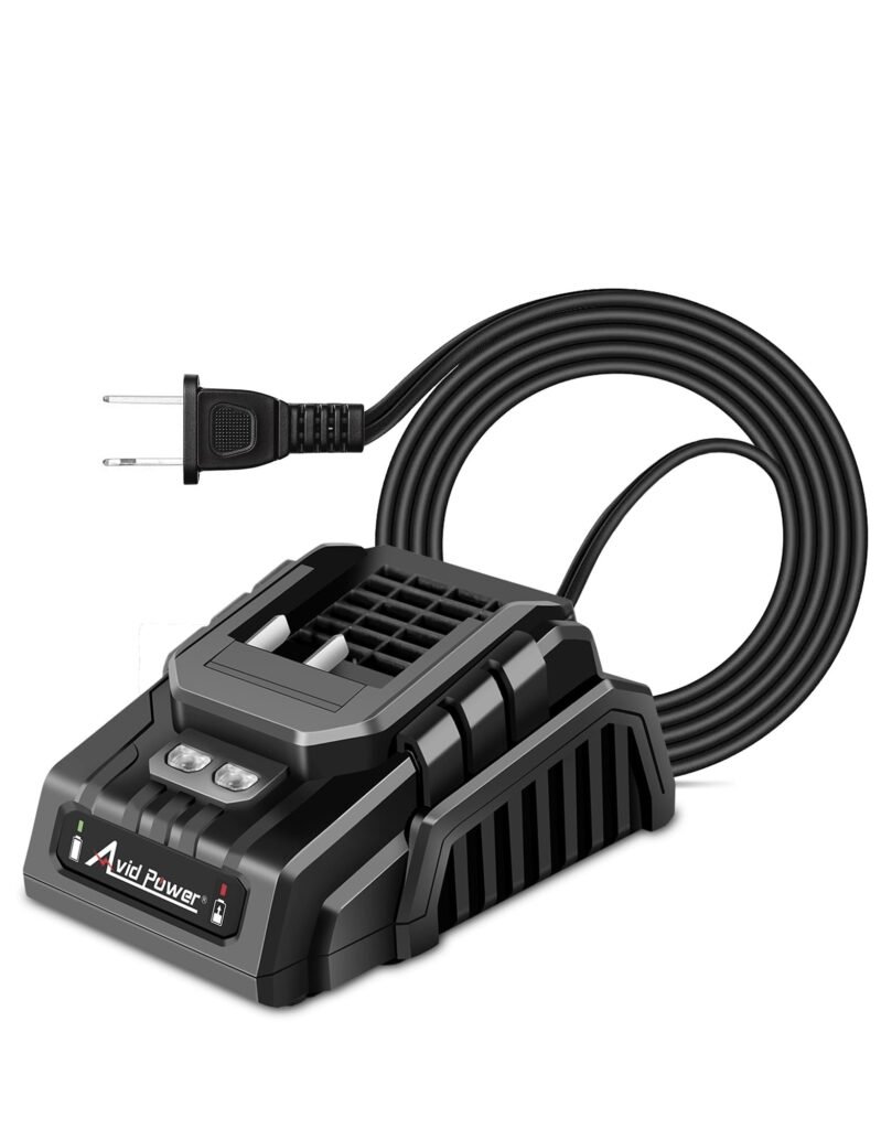 AVID POWER Fast Charger, Only Compatible with The Battery of AVID POWER 330 ft-lbs Torque Impact Wrench ACIW326/ACIW326-B with Serial Number (SN#) A2243 or After That