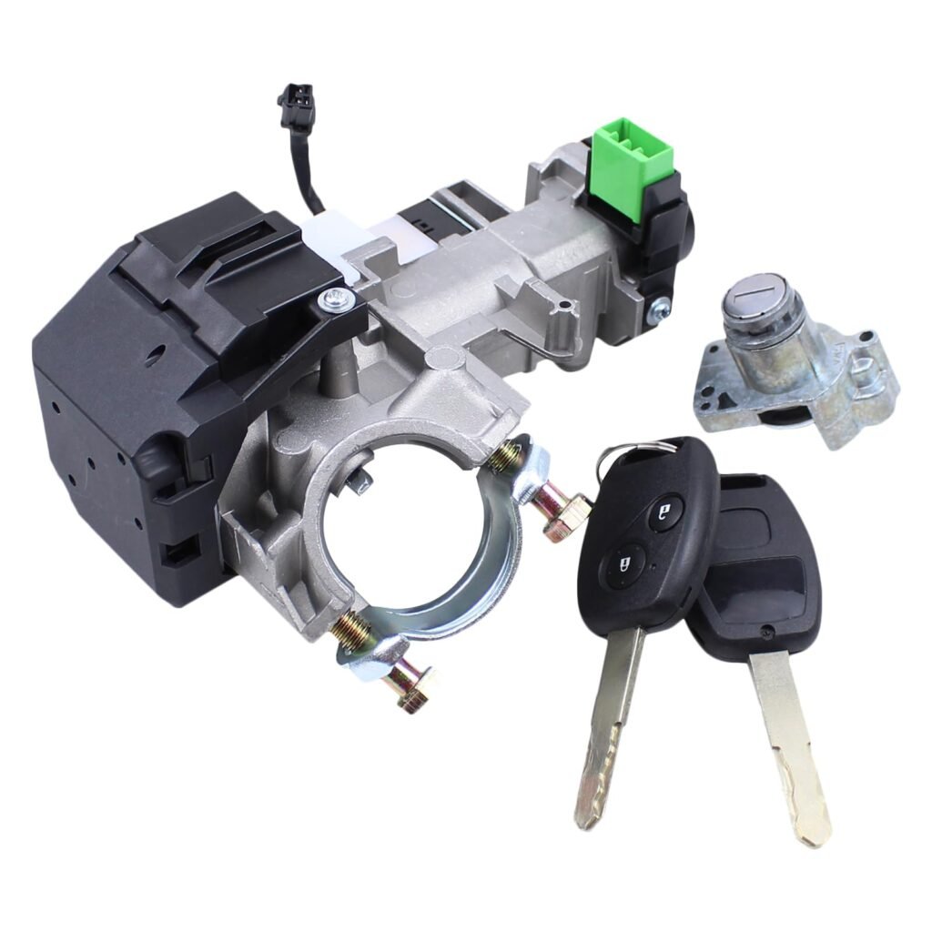 MOTOKU Ignition Switch and Door Lock Cylinder Assembly with 2 Keys for Honda Pilot 2009-2015
