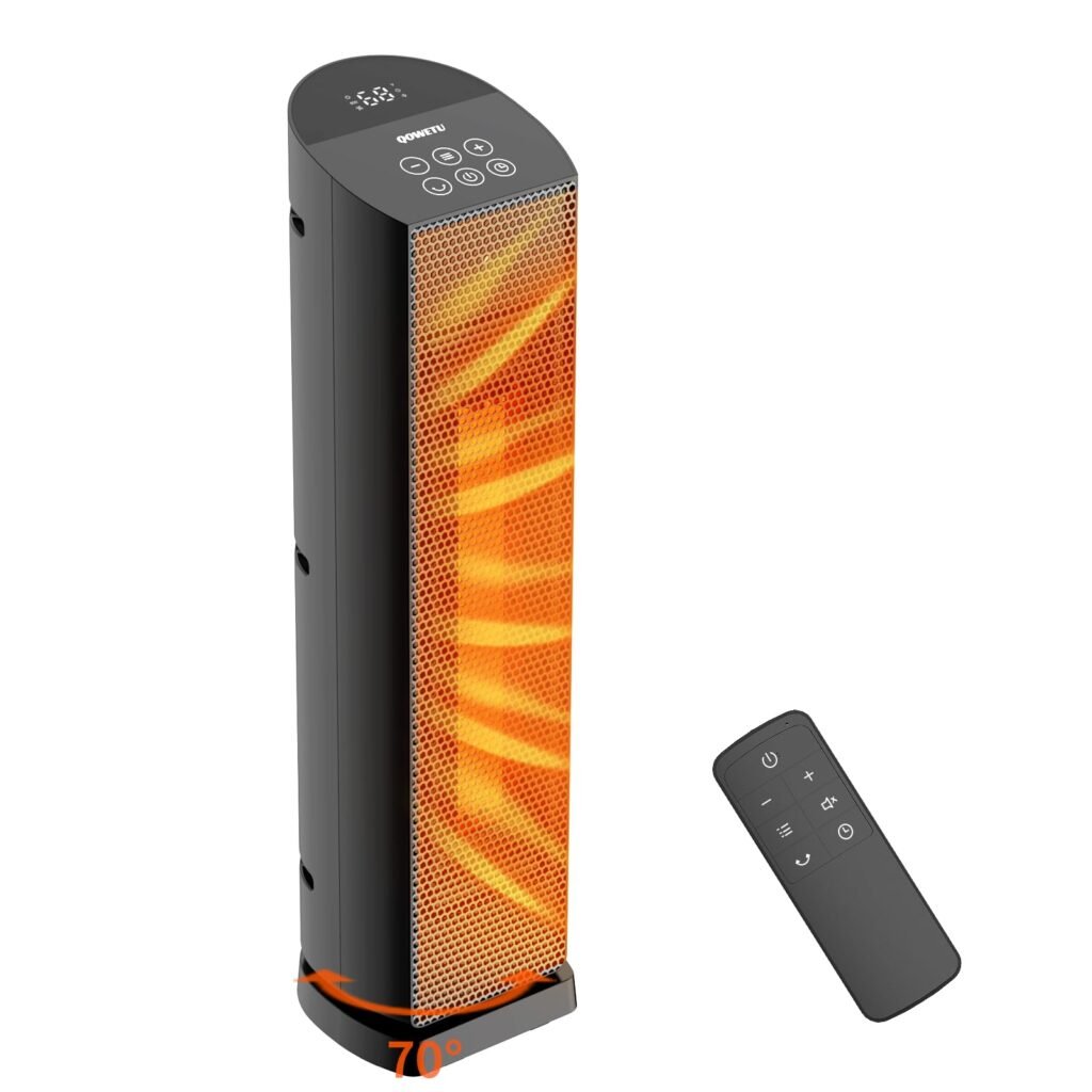 QOWETU 1500W Ceramic Space Heater