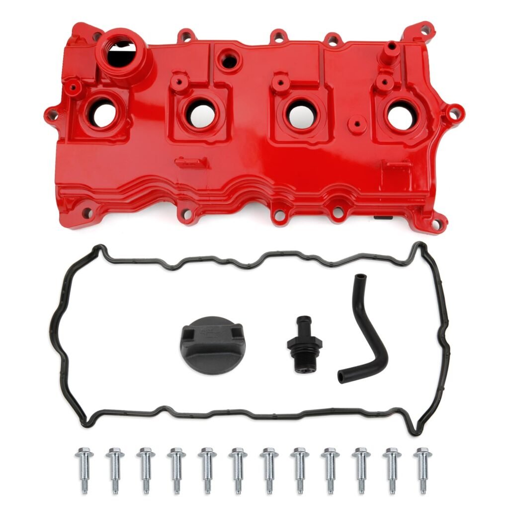 MITZONE Upgrade Aluminum Valve Cover Compatible with 2007-2013 Altima 2007-2012 Sentra SE-R 2.5L