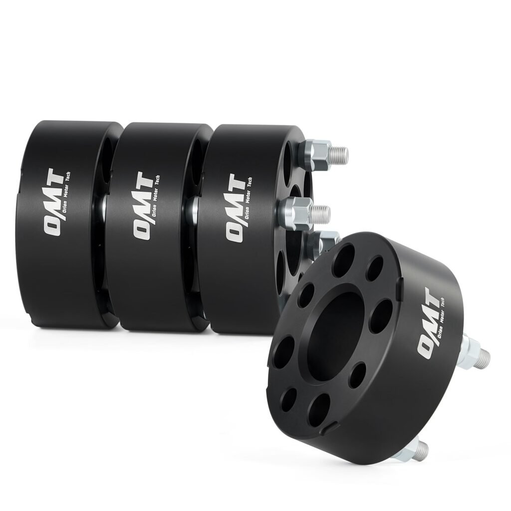 Orion Motor Tech 4x4 Wheel Spacers, Golf Cart Wheel Spacers Compatible with EZGO EZ GO Golf Cart Club Car ATV, 2" Wheel Spacers with 1/2"-20 Studs, Set of 4