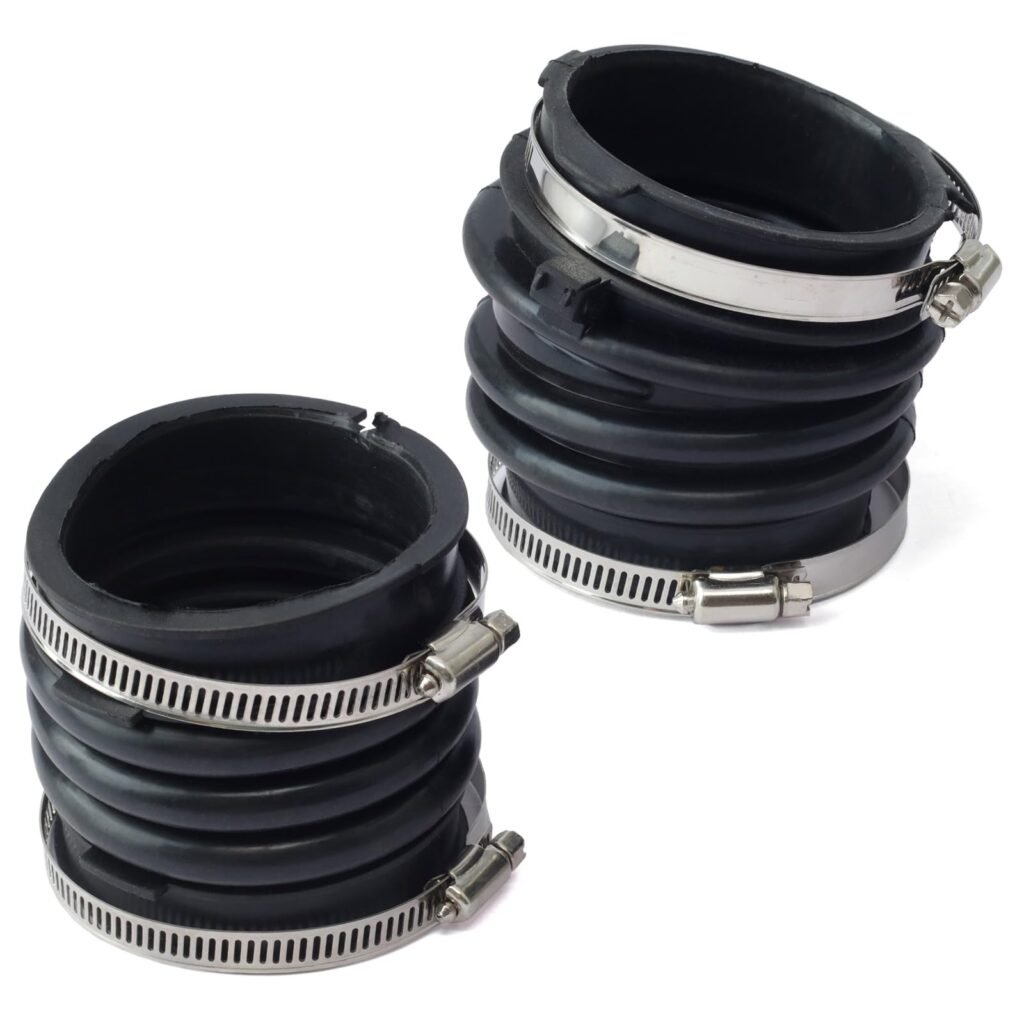 Mhrxusd 17881-AA020 17882-AA020 2Pcs 3.3L Engine Air Intake Hose with Clamps Replacement for Toyota