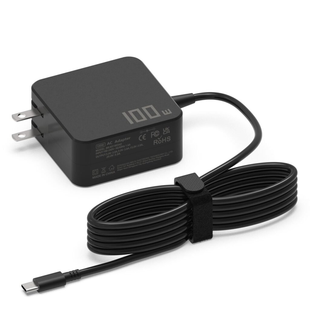 100W-USB-C-Charger, USB-C-Laptop-Charger Fast Charger Compatible with Asus ROG Ally, HP, Lenovo