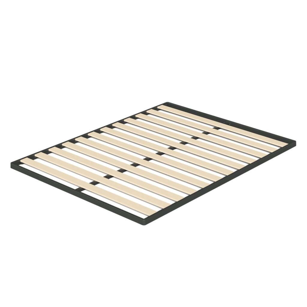 Zinus 1.6 Inch Deepak Easy Assembly Wood Slat Bunkie Board, Full