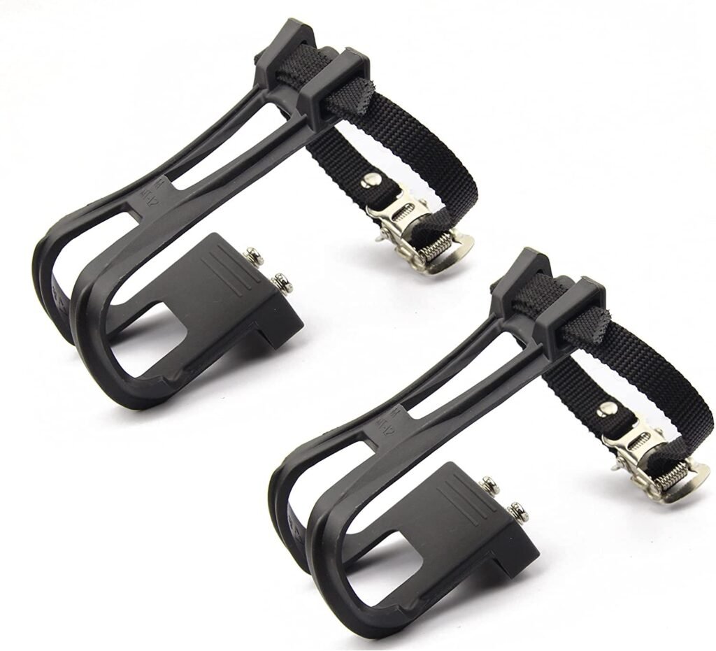 Leadrise1 Pair Nylon Cycling MTB Road Mountain Bike Bicycle Pedal Toe Clip Strap Belts