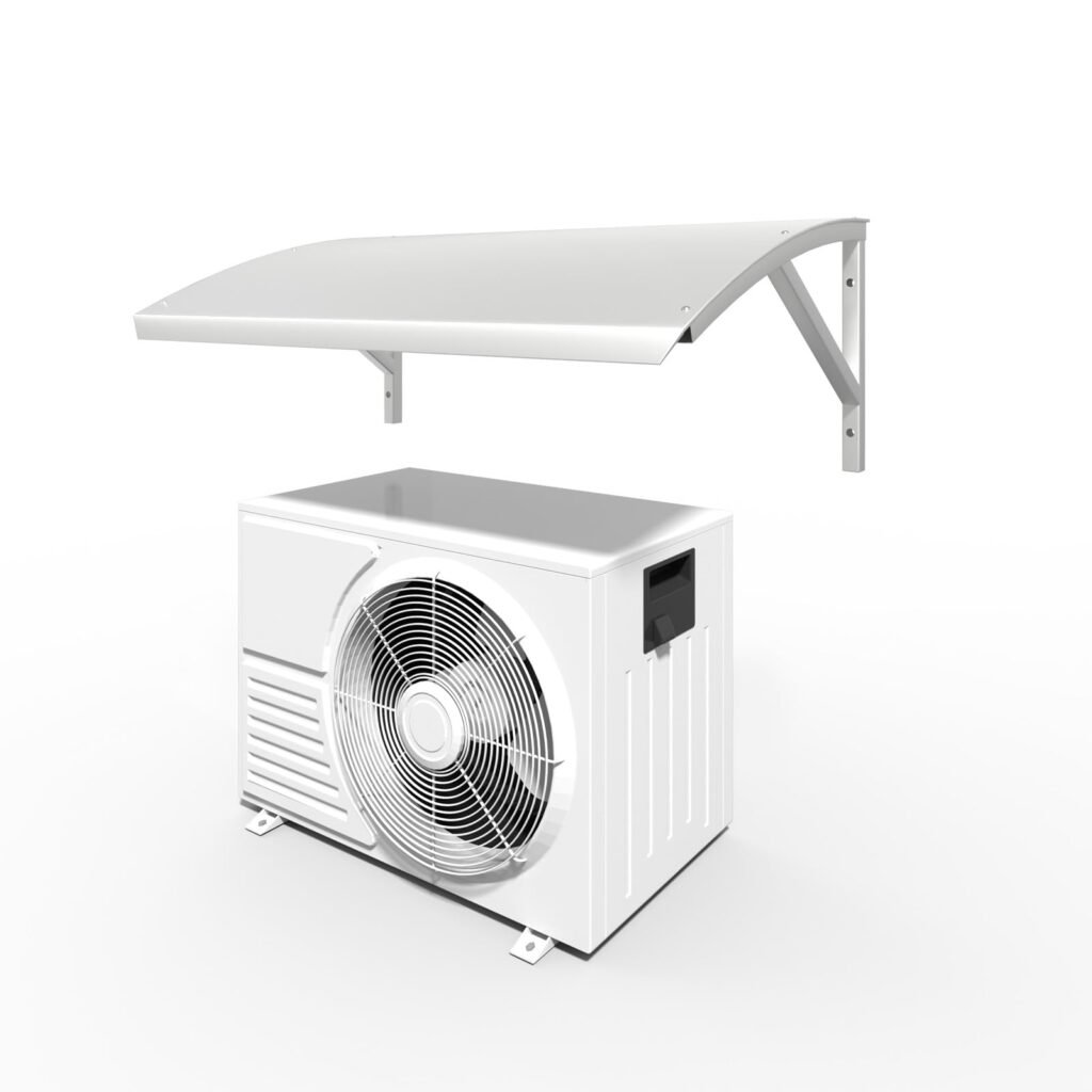 GZAODMCP Mini Split Cover Condenser Sun Shade(47.2in x25.2in 11in)