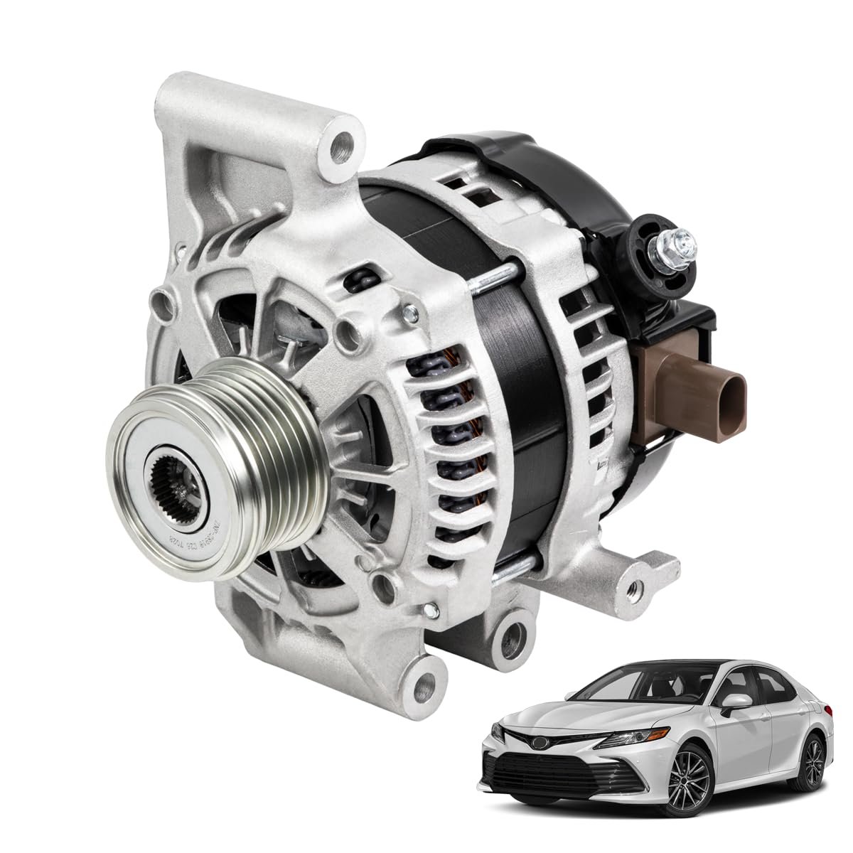 HPEVA 27060-25010 Alternator for Toyota Camry/Avalon/Corolla/RAV4 (12V, 100A)