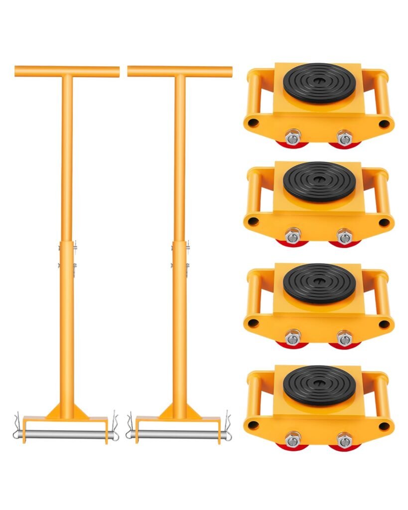 VEVOR Machine Skate, 6T Machinery Skate Dolly, 13228 lbs Machinery Moving Skate, Machinery Mover