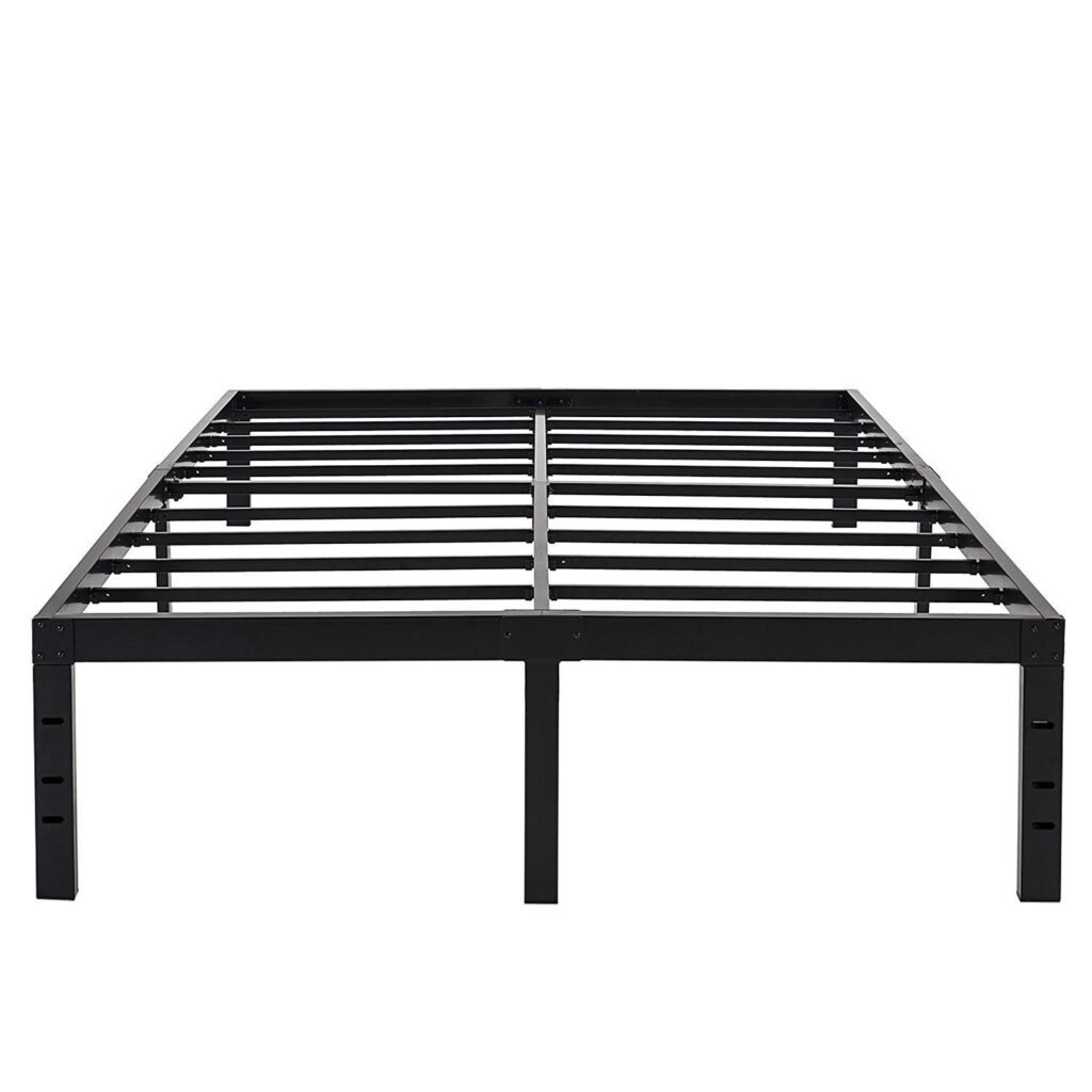 45MinST 18 Inch Maximum Storage Bed Frame/Reinforced Platform /3500lbs Heavy Duty/Easy