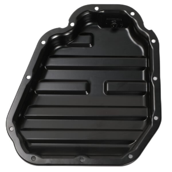 Vehicle engine oil pan and automotive parts