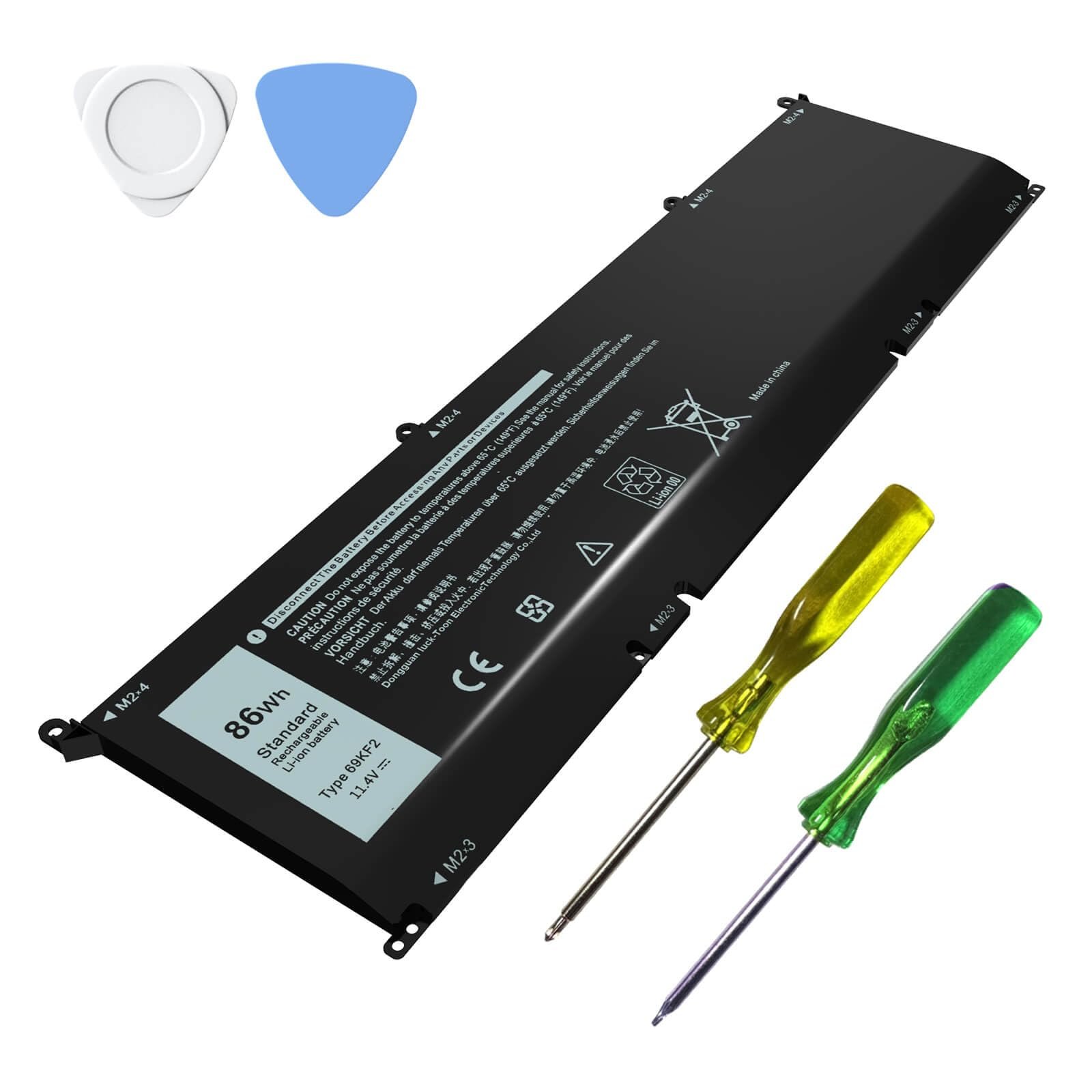 Gihebac 86Wh 69KF2 Laptop Battery for Dell XPS/Alienware/Inspiron