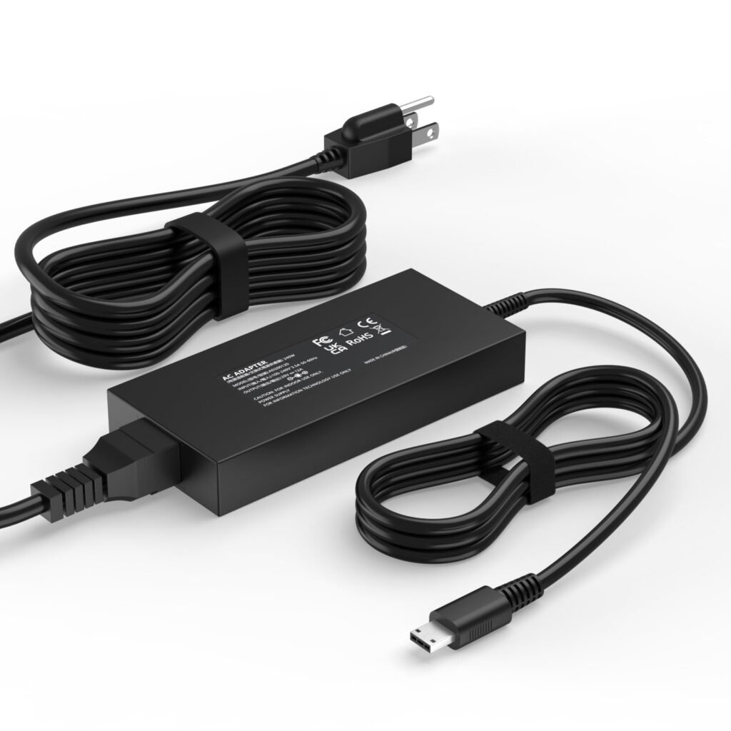 VHBW 240W USB Tip Charger for MSI GP77 GS77 GE76 GE66 GP76 GP66 MS-17K3 A20-240P2A A240A007P S93-0409410-C54 Stealth 17 14 Studio Creator Z16 HX CreatorPro Z16P Z17 RTX 4090 4080 4070 Power Supply