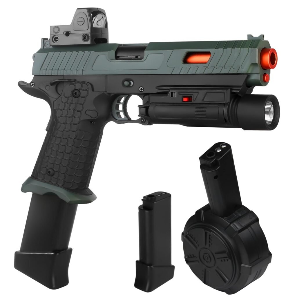 Gel Toys X5,Upgrade Version for X2 Full Auto,Age 14 Years Old and up,Green