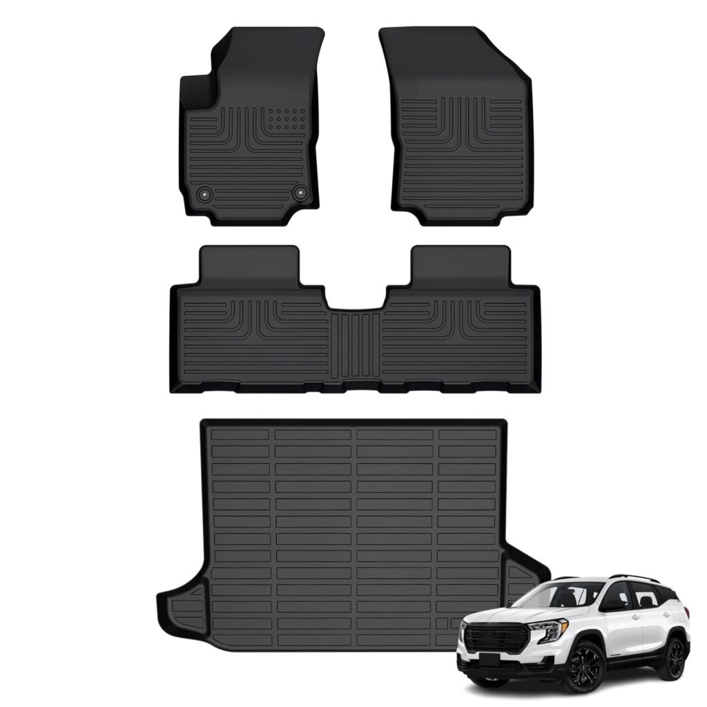AZYT Floor Mats & Cargo Liner for GMC Terrain 2018-2024/Chevy Equinox 2018-2024(Not for EV) All