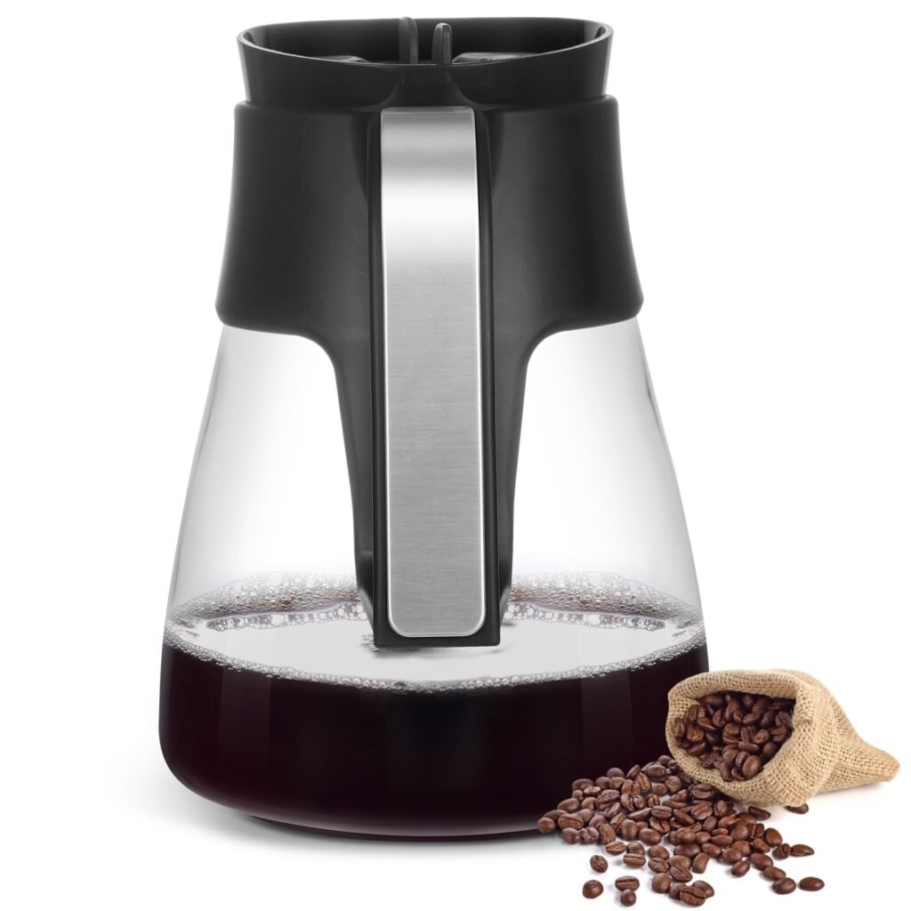 10 Cup Coffee Pot Replacement for Ninja Specialty Coffee Maker, Glass Coffee Carafe Compatible with