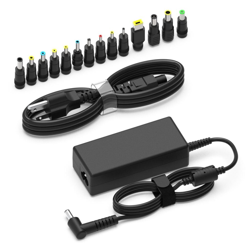 Hafiuege 19V 3.42A DC Universal Laptop Charger, 65W Power Supply Adapter
