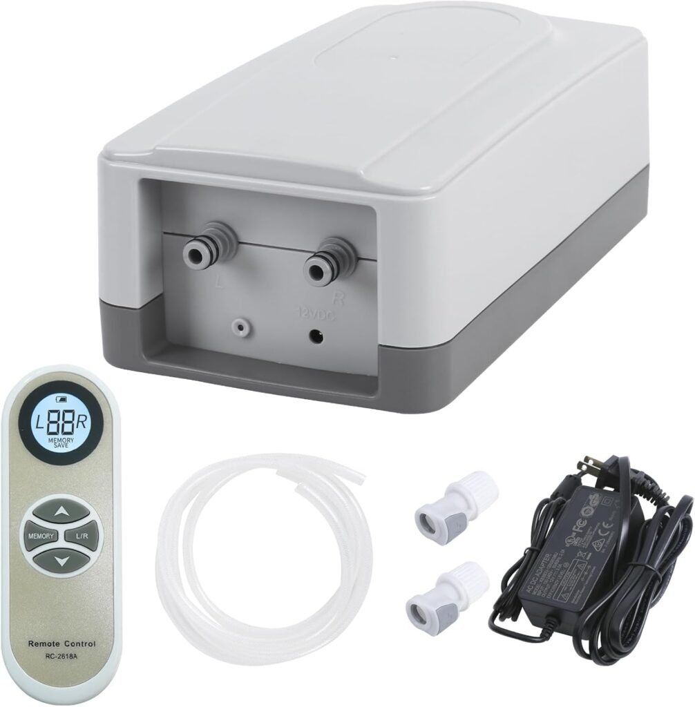 Compatible with Select Comfort or Sleep Number Pump Replacement, 2-Channel Air Dual Pump - with